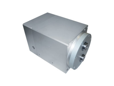 Special actuator with anti-rotation double-piston rod and double-thrust tandem piston for packaging machines