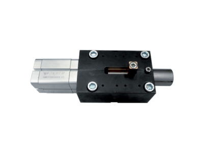 Special actuator for safety latch control for presses